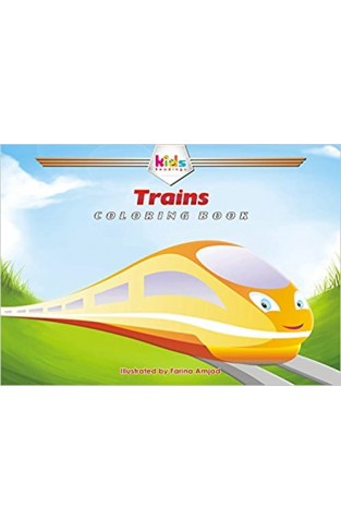TRAINS: COLORING BOOK